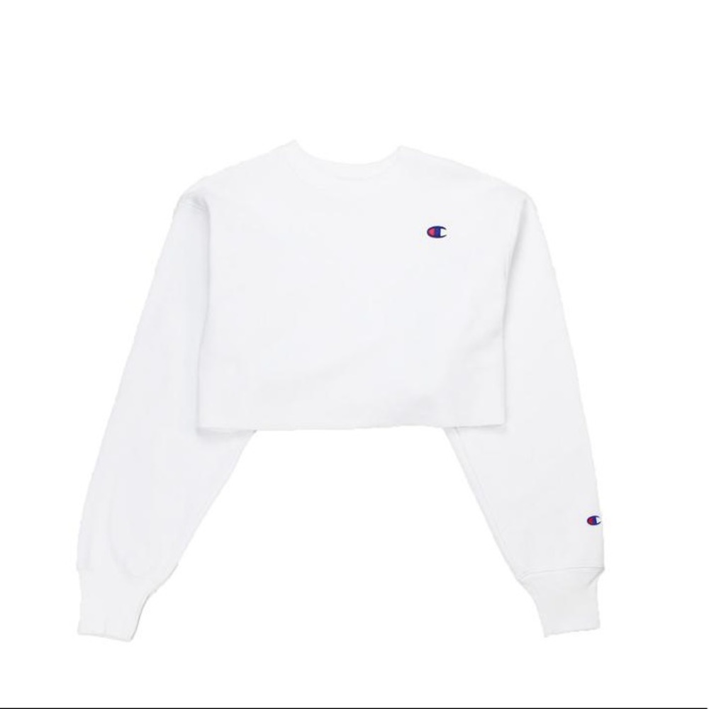 Champion Women’s cropped cut off Crew